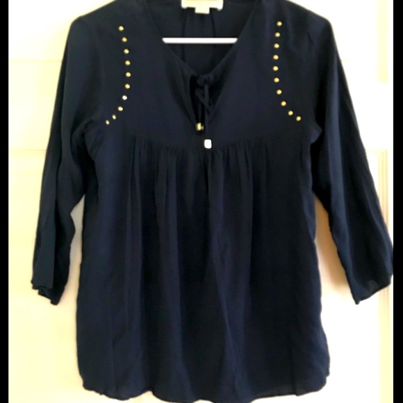 MICHAEL Michael Kors Tops - MICHAEL KORS SWING STUDDED TOP